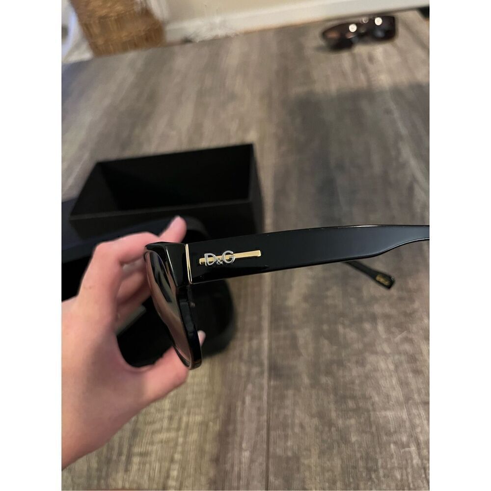 Dolce & Gabbana Sunglasses Black DD3062 501/6G with case &box - Picture 7 of 9